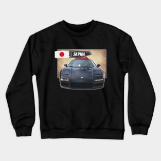 1991 Acura NSX in Berlina Black 10 Crewneck Sweatshirt